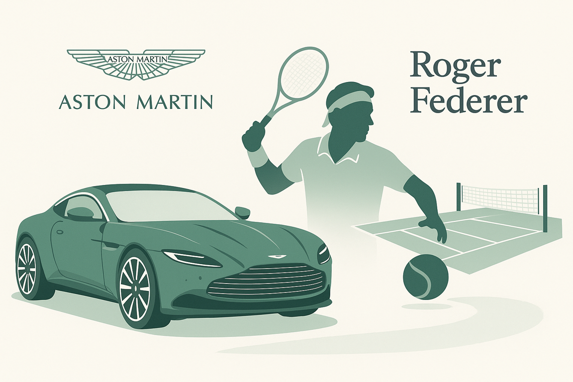 Aston Martin Roger Federer Luxury Sponsorship